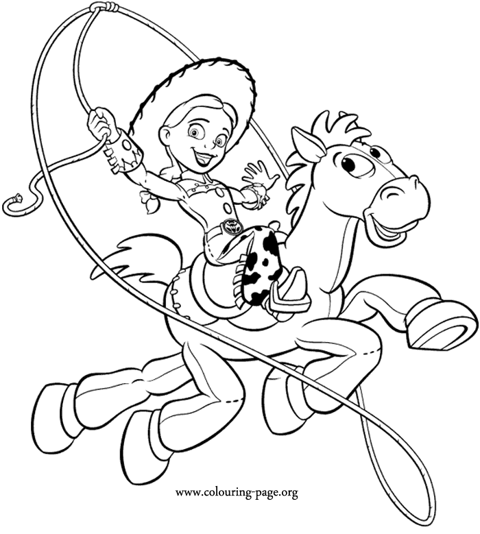 Plansa de colorat cu Toy Story 1 1